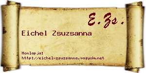 Eichel Zsuzsanna névjegykártya