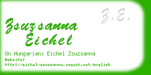 zsuzsanna eichel business card